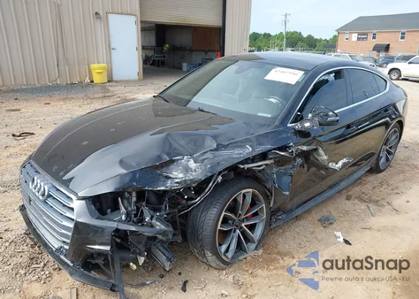 2018 Audi S5 3.0T Premium Plus из США, поврежденный, VIN WAUB4CF55JA009660